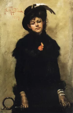 Portrait of Miss McKay by Edmund Tarbell - Oil Painting Reproduction