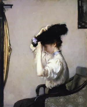 Preparing for the Matinee by Edmund Tarbell Oil Painting
