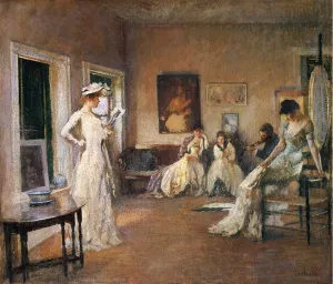 Rehearsal in the Studio by Edmund Tarbell Oil Painting