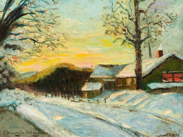 Short Hills, NJ  by Edmund William Greacen - Hand-Painted Oil Painting Reproduction