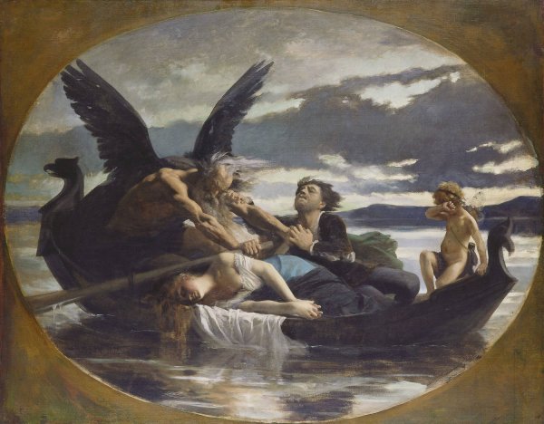 Love Dies in Time  by Edouard Bernard Debat-Ponsan - Hand-Painted Oil Painting Reproduction