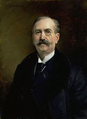 Portrait de M.G. Broustet by Edouard Bernard Debat-Ponsan Oil Painting