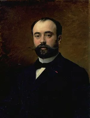 Portrait du Professeur Paul Redard by Edouard Bernard Debat-Ponsan Oil Painting