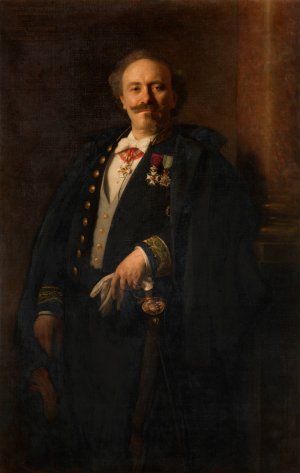 The Architect Jean Jacques Winders by Edouard De Jans Oil Painting