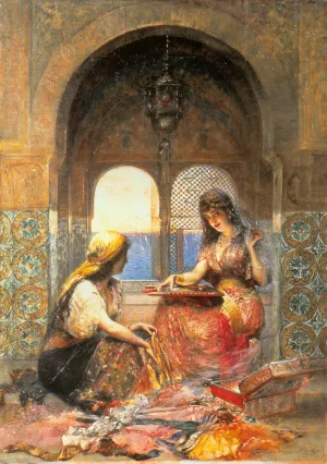 The Final Decision by Edouard Frederic Wilhelm Richter Oil Painting