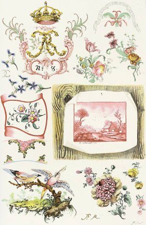 Dictionnaire De La Ceramique Pl.12 by Edouard Garnier Oil Painting