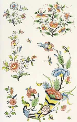 Dictionnaire De La Ceramique Pl.4 Oil painting by Edouard Garnier