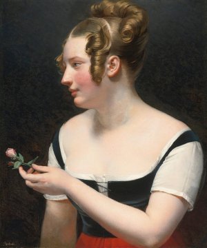 Allegory Of Smell by Edouard-Louis Dubufe Oil Painting