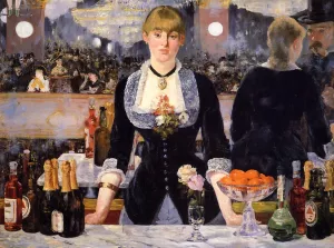 A Bar at the Folies-Bergere painting by Edouard Manet
