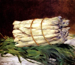 A Bunch Of Asparagus painting by Edouard Manet