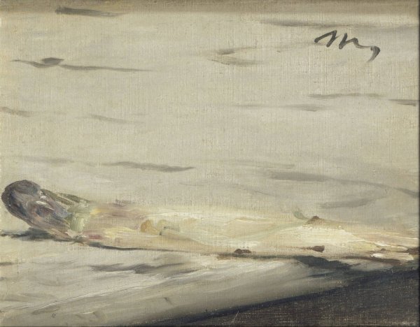 Main Product Photo of Asparagus  Painting by Edouard Manet