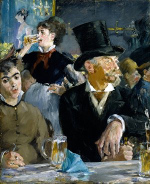 At The Cafe by Edouard Manet Oil Painting