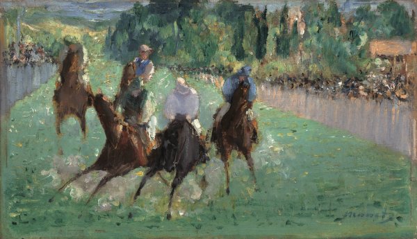 At the Races  by Edouard Manet - Hand-Painted Oil Painting Reproduction