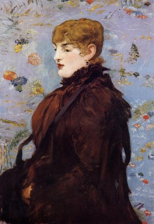 Autumn, Portait of Mery Laurent in a Brown Fur Cape