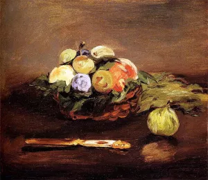 Basket of Fruits by Edouard Manet Oil Painting