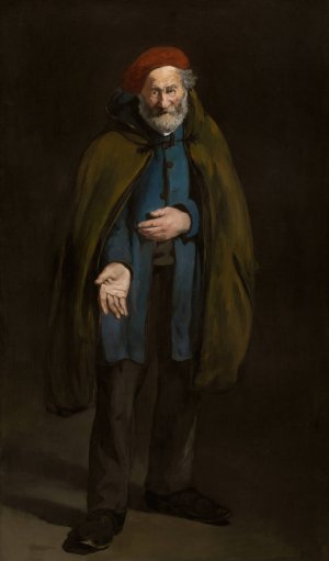 Beggar with a Duffle Coat by Edouard Manet Oil Painting