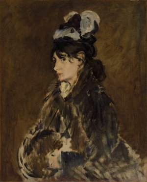 Berthe Morisot by Edouard Manet Oil Painting