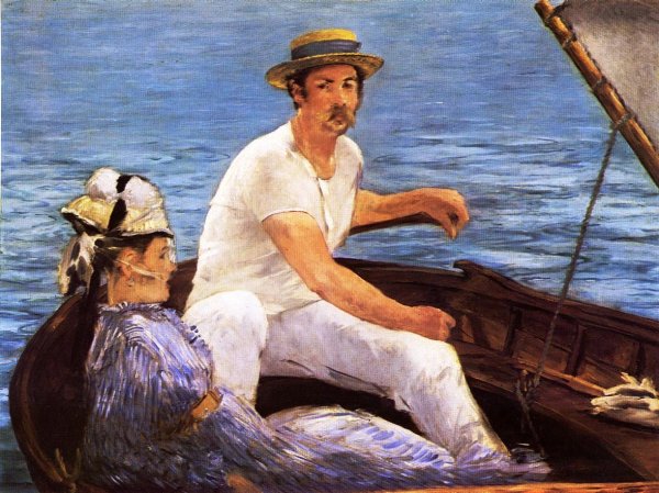 Main Product Photo of Boating Painting by Edouard Manet
