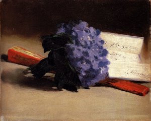 Bouquet Of Violets by Edouard Manet Oil Painting