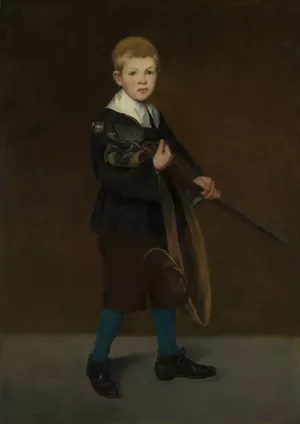 Boy with a Sword by Edouard Manet Oil Painting