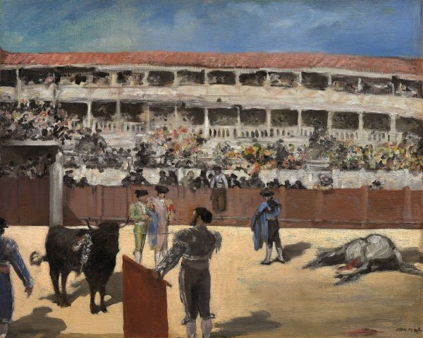 Bullfight  by Edouard Manet - Hand-Painted Oil Painting Reproduction