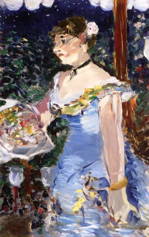 Cafe-Concert Singer by Edouard Manet - Oil Painting Reproduction