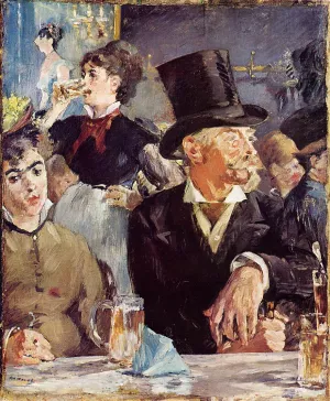 Cafe-Concert painting by Edouard Manet