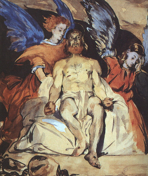 Christ with Angels by Edouard Manet - Hand-Painted Oil Painting Reproduction