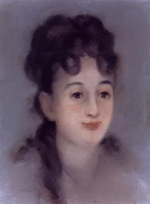 Eva Gonzales by Edouard Manet - Oil Painting Reproduction