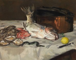 Fish by Edouard Manet Oil Painting