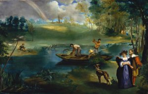Fishing by Edouard Manet Oil Painting