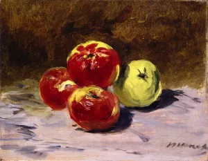 Four Apples by Edouard Manet - Oil Painting Reproduction