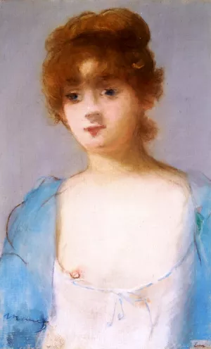 Girl Undressing by Edouard Manet Oil Painting
