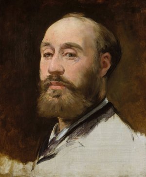 Head of Jean-Baptiste Faure by Edouard Manet Oil Painting