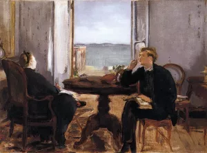 Interior at Arcachon by Edouard Manet Oil Painting