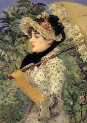 Jeanne: Spring by Edouard Manet - Oil Painting Reproduction