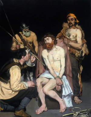Jesus Mocked by the Soldiers by Edouard Manet Oil Painting