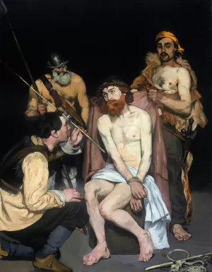 Jesus Mocked by the Soldiers by Edouard Manet Oil Painting