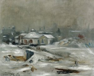 La Gare Du Chemin De Fer De Sceaux by Edouard Manet Oil Painting