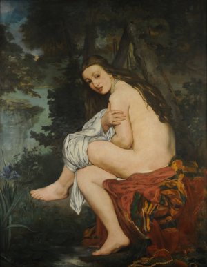 La Nymphe Surprise by Edouard Manet Oil Painting