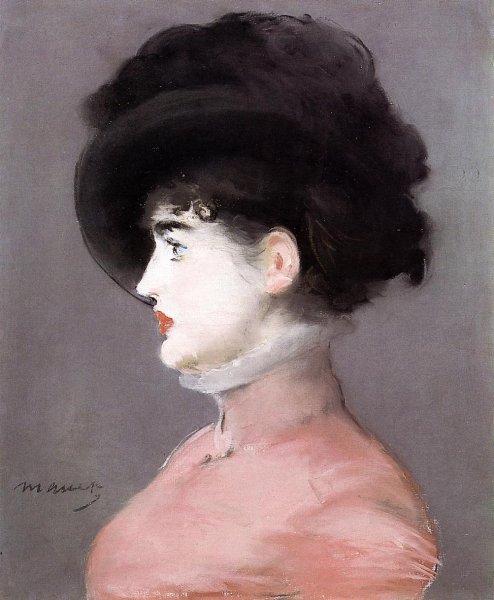 La Viennoise, Portrait of Irma Brunner by Edouard Manet - Hand-Painted Oil Painting Reproduction