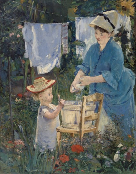 Laundry  by Edouard Manet - Hand-Painted Oil Painting Reproduction