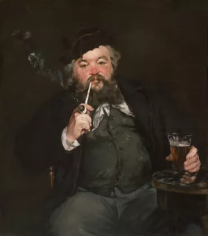 Le Bon Bock by Edouard Manet Oil Painting