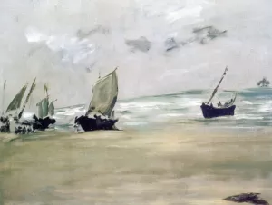 Low Tide at Berck by Edouard Manet Oil Painting