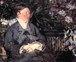 Madame Manet in the Conservatory