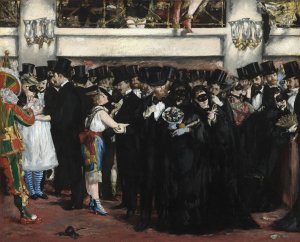 Masked Ball at the Opera by Edouard Manet Oil Painting