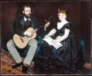 Music Lesson by Edouard Manet Oil Painting