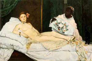 Olympia by Edouard Manet - Oil Painting Reproduction