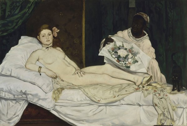 Main Product Photo of Olympia  Painting by Edouard Manet