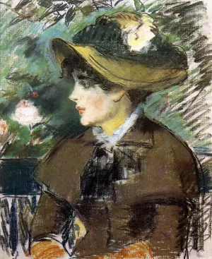 On the Bench by Edouard Manet Oil Painting
